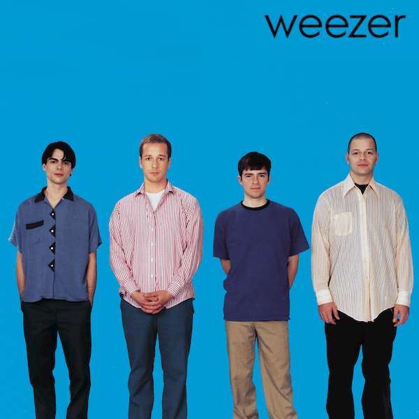 The album art for Weezer's first selftitled album